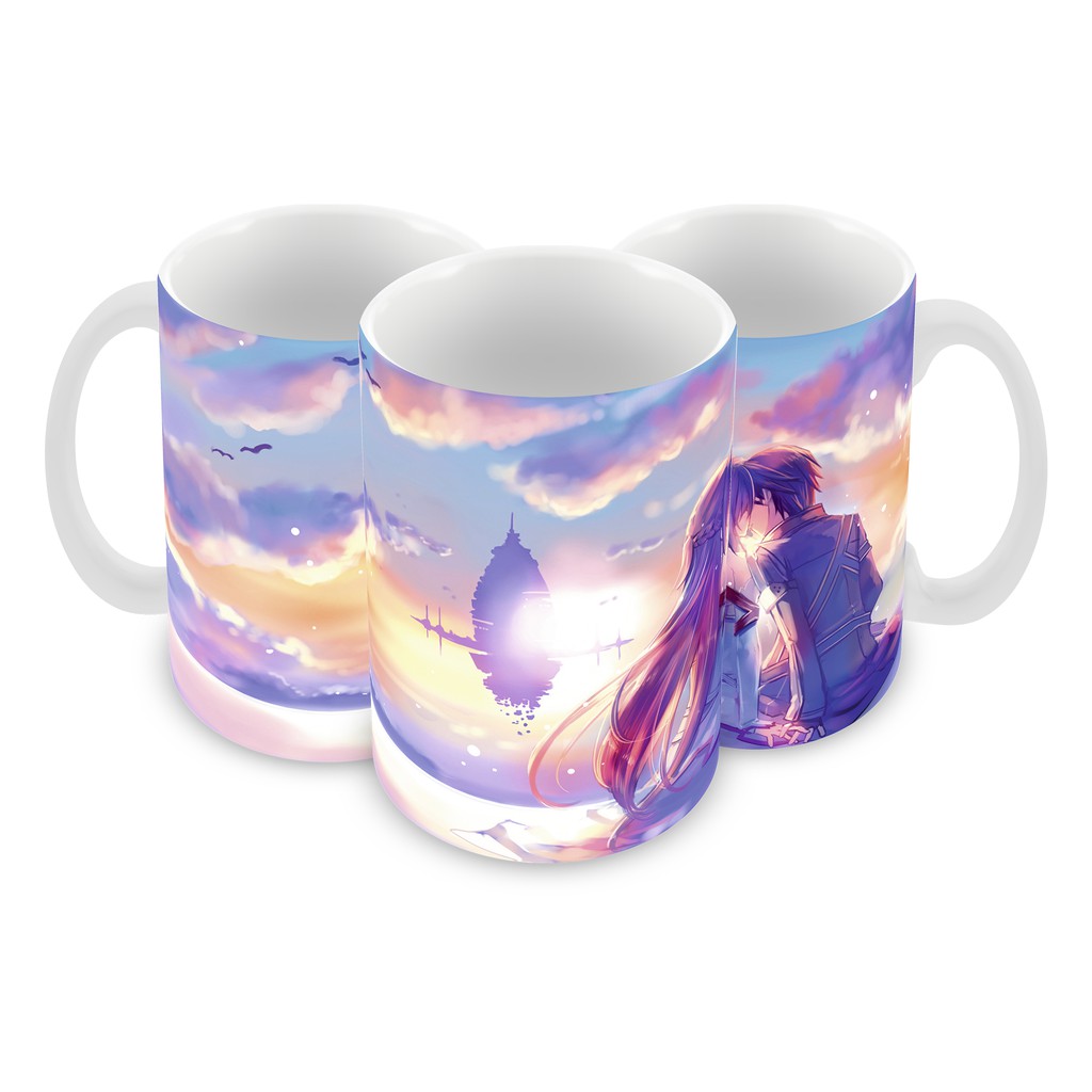 Caneca Sword Art Online De Polímero Personalizado Modelo 3