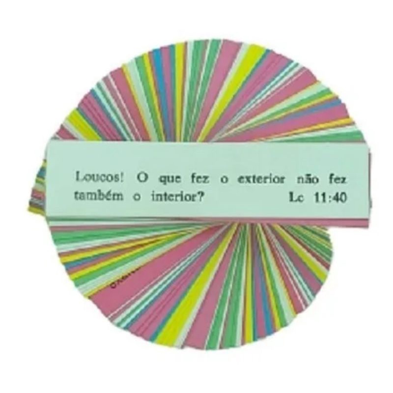 10 kit C/200 Versículos da Bíblia Sagrada P/Lembrancinhas