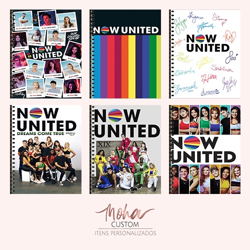 Caderno Now United  - 10 Matérias
