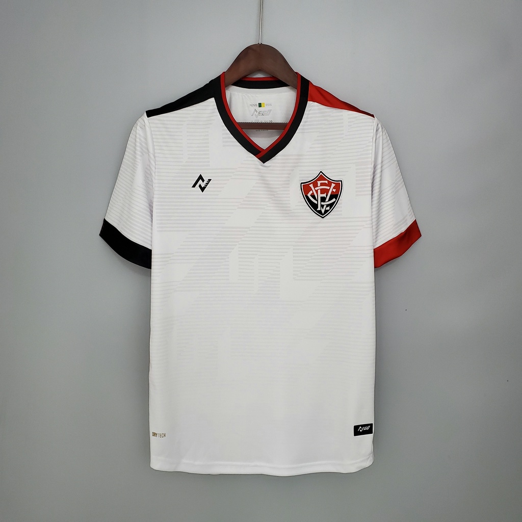 21/22 Camisa de time Vitória away Branco