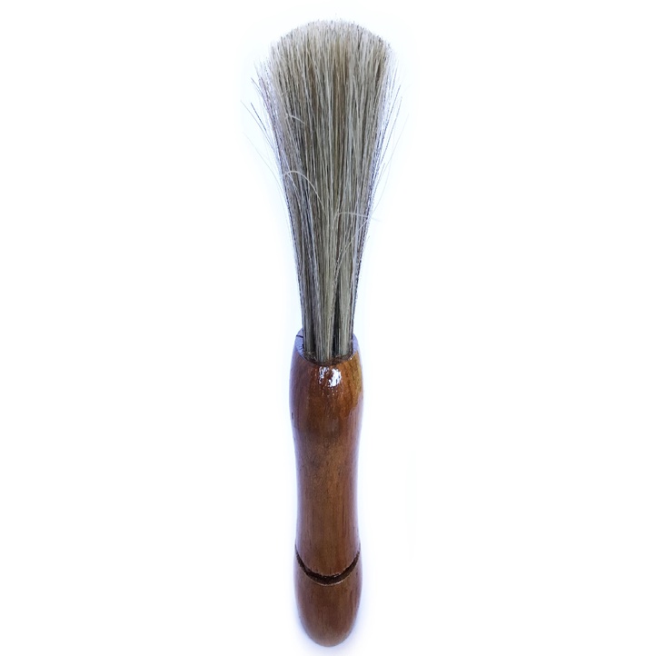 PINCEL P/ BARBEAR CERDA NAT. BRANCA MAD. ESP. RUSTICAS (BARBER) GLOBAL REF 054