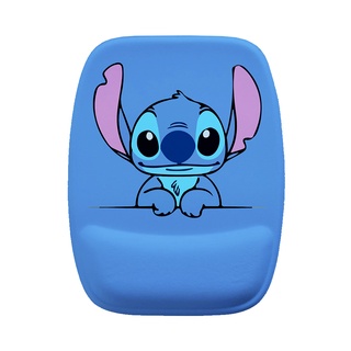 Mouse Pad Ergonomico Stitch Azul Feliz Sorriso