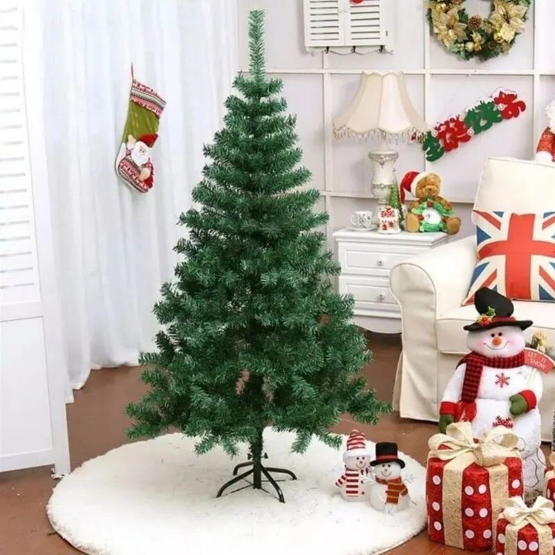 Árvore de Natal Pinheiro Tradicional 150cm 300 Galhos | Shopee Brasil