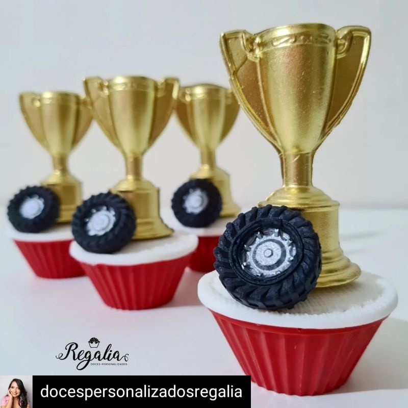 Forma De Acetato Confeitaria Troféu Taça Campeão Futebol Corrida