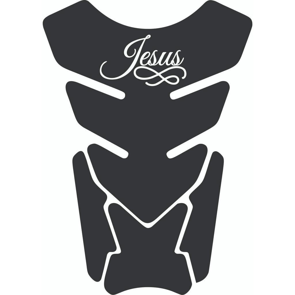 Protetor De Tanque Moto Resinado Tankpad Universal Gospel J3sus Preto Varios Modelos 2281 em Oferta na Shopee