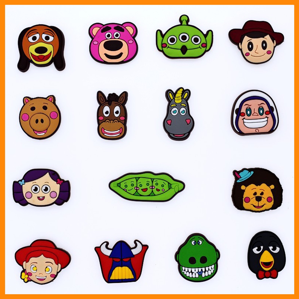DIDOU PVC Sapato Encantos Acessórios Animais Decoração Bonito Fivelas Para Tamanco Sandálias Pino Presentes De Aniversár