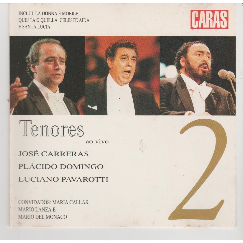 Coleção 6 Cds Tenores Ao Vivo Revista Caras 1 Ao 6
