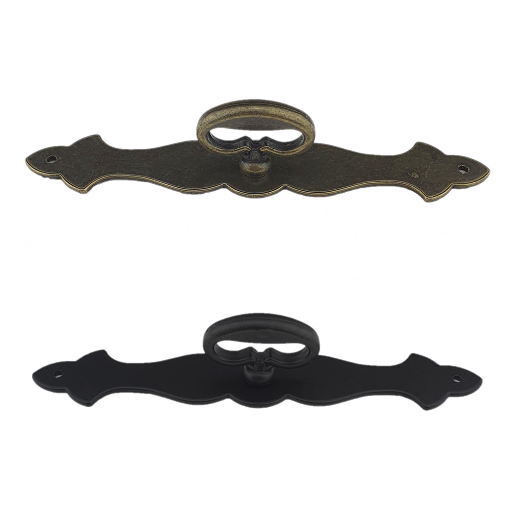 Kit com 2 puxador para móveis gaveta armario casa cozinha puxadores antigos madeira em Oferta na Shopee