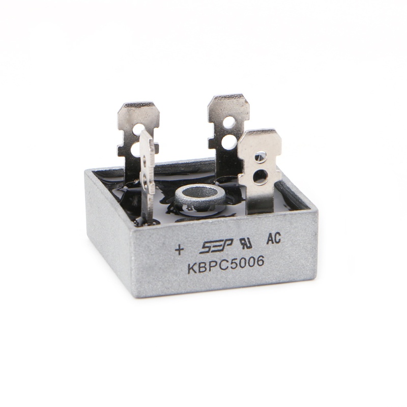 XI KBPC5006 Retificador De Ponte Elétrica 50A 600V Metal Para Caixa De Controle De Diodo Sin