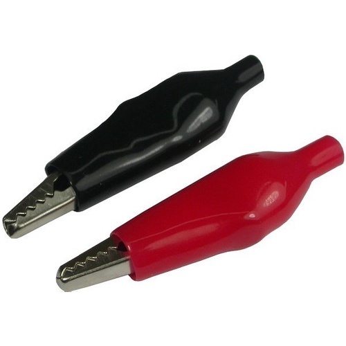 Kit 10 Pares - Garra Jacaré Grande 45mm Preta E Vermelha em Oferta na Shopee