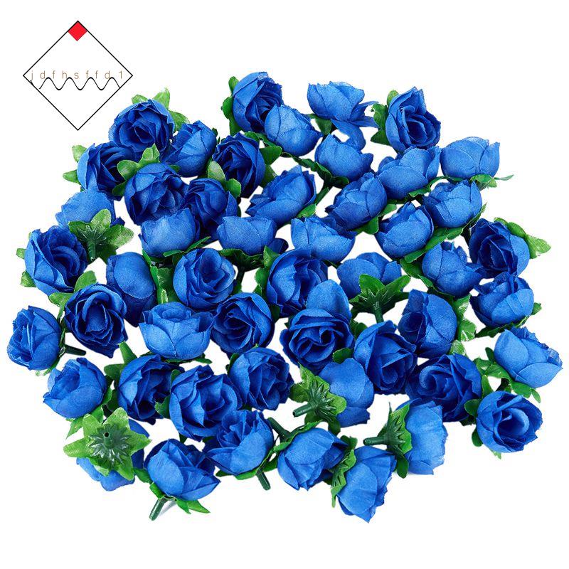 50 Rosas Artificiais , 3 cm De Altura , Decoração De Casamento , Azul  Marinho | Shopee Brasil