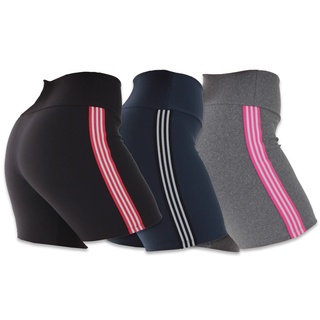 Kit 3 Short Fitness Academia Suplex Listra Lateral