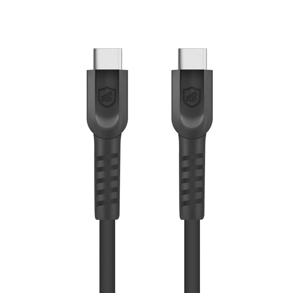 Cabo Dual Shock Type C / Tipo C 1,2 Metros Certificado Anatel - Preto - Gorila Shield - Mobile & Gadgets