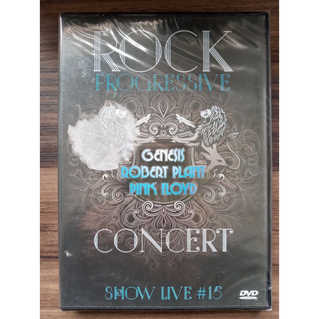 DVD Rock Progressive Genesis, Robert Plant e Pink Floyd Show Live #15 - Lacrado de Fábrica
