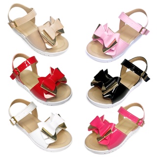 Sandália Infantil Menina Verniz Laço Duas Cores Blogueirinha Sola Antiderrapante - 20 ao 27 em Oferta na Shopee