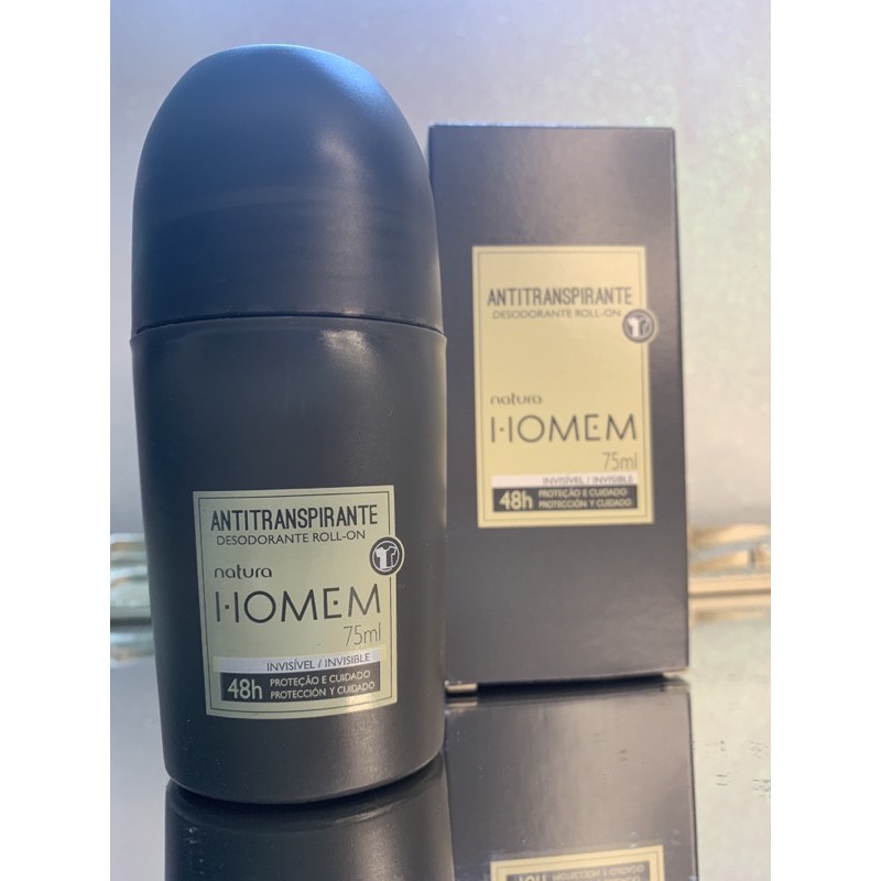 Desodorante antitranspirante rollon Natura Homem 75ml | Shopee Brasil