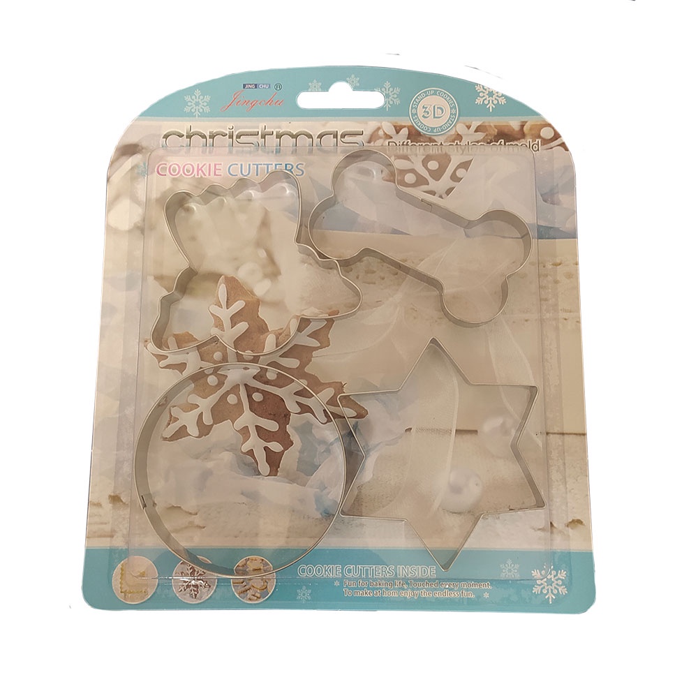 Kit Moldes Culinarios Para Corte de Biscoitos e Doces