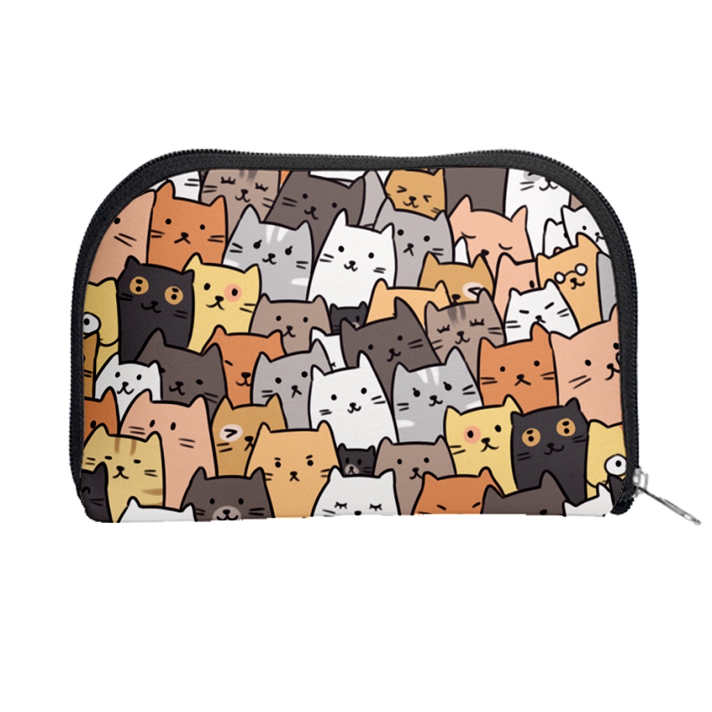 Estojo Nécessaire Cats Gatos 19x13cm