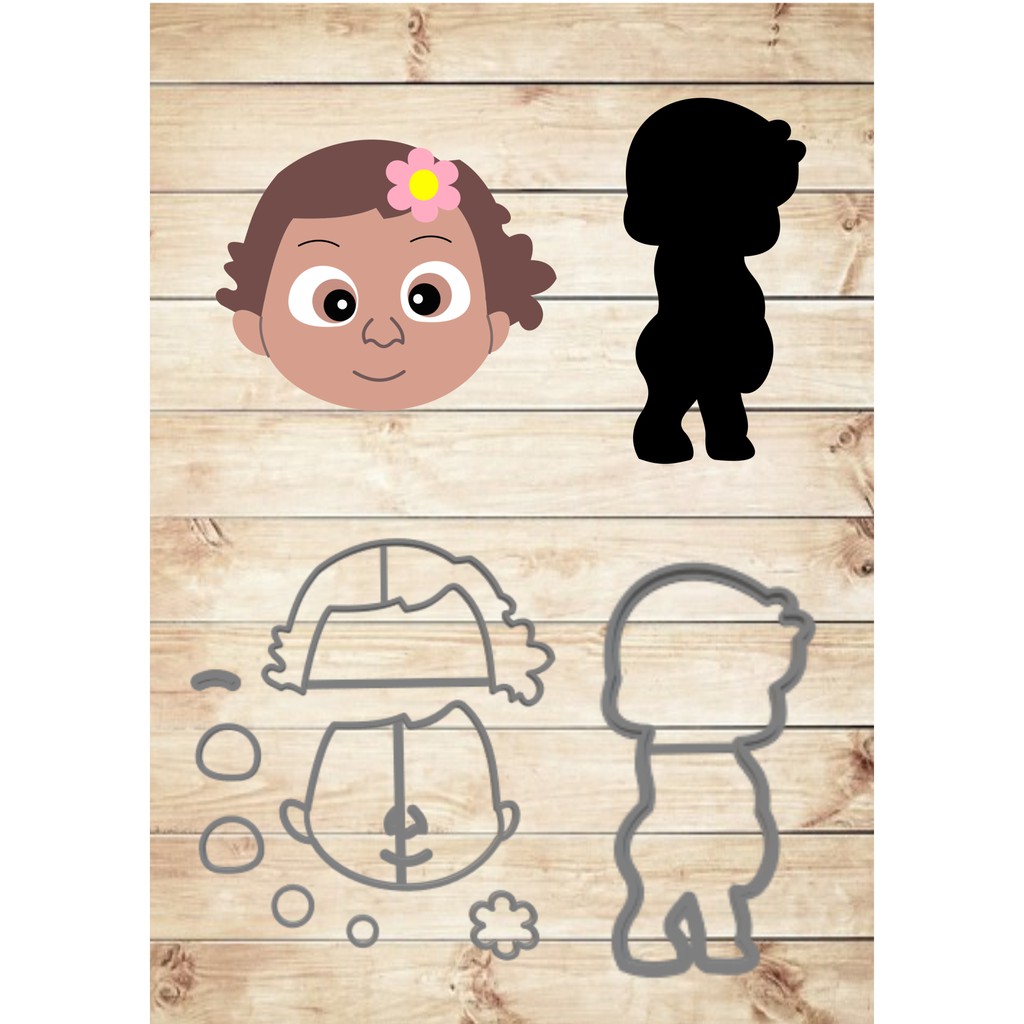 Kit Cortadores Moana Baby Promoção