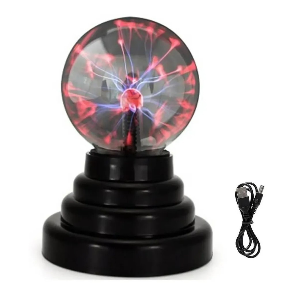 Globo De Plasma Light Bola Cristal Mesa Touch Magica em Oferta na Shopee