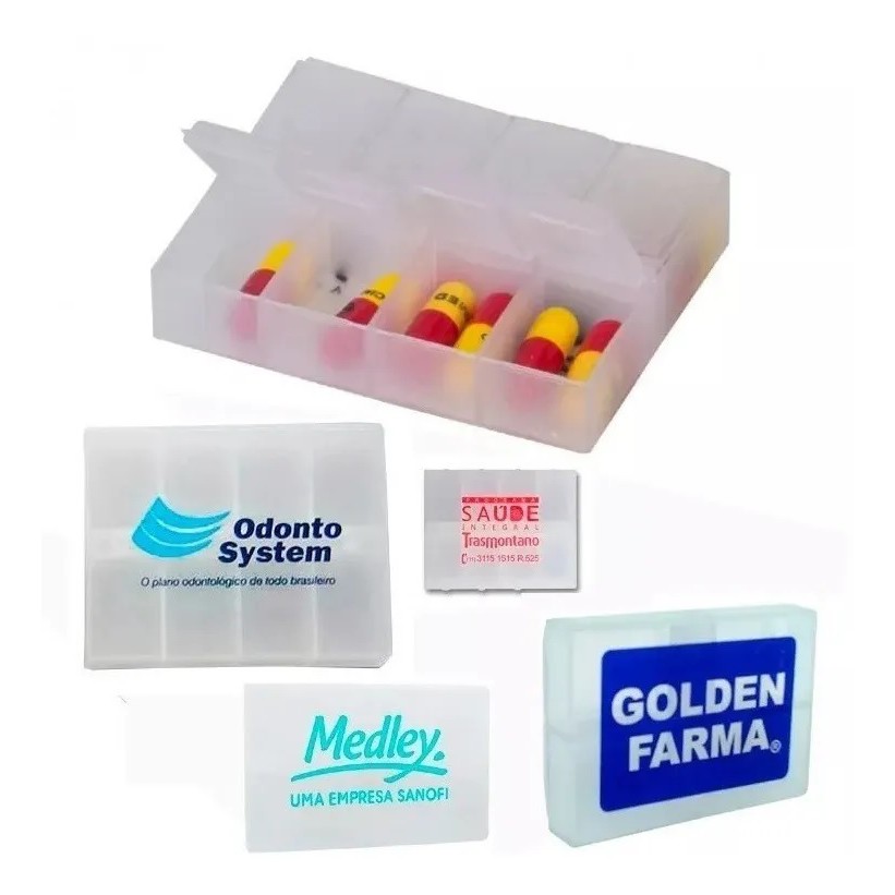 50 Porta Comprimidos Remédio Personalizados em Oferta na Shopee