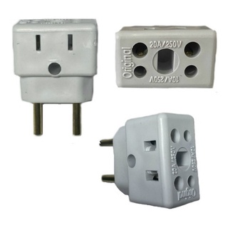 Adaptador de Tomada substitui o do tipo Porcelana Benjamin 10 A e 20