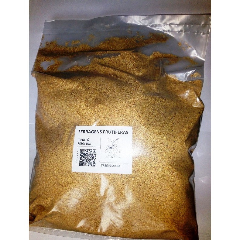 KIT 4KG SERRAGEM DE LARANJA EM PÓ E 2KG DE SERRAGEM DE GOIABA EM PÓ DEFUMAÇÃO AROMATIZAÇÃO
