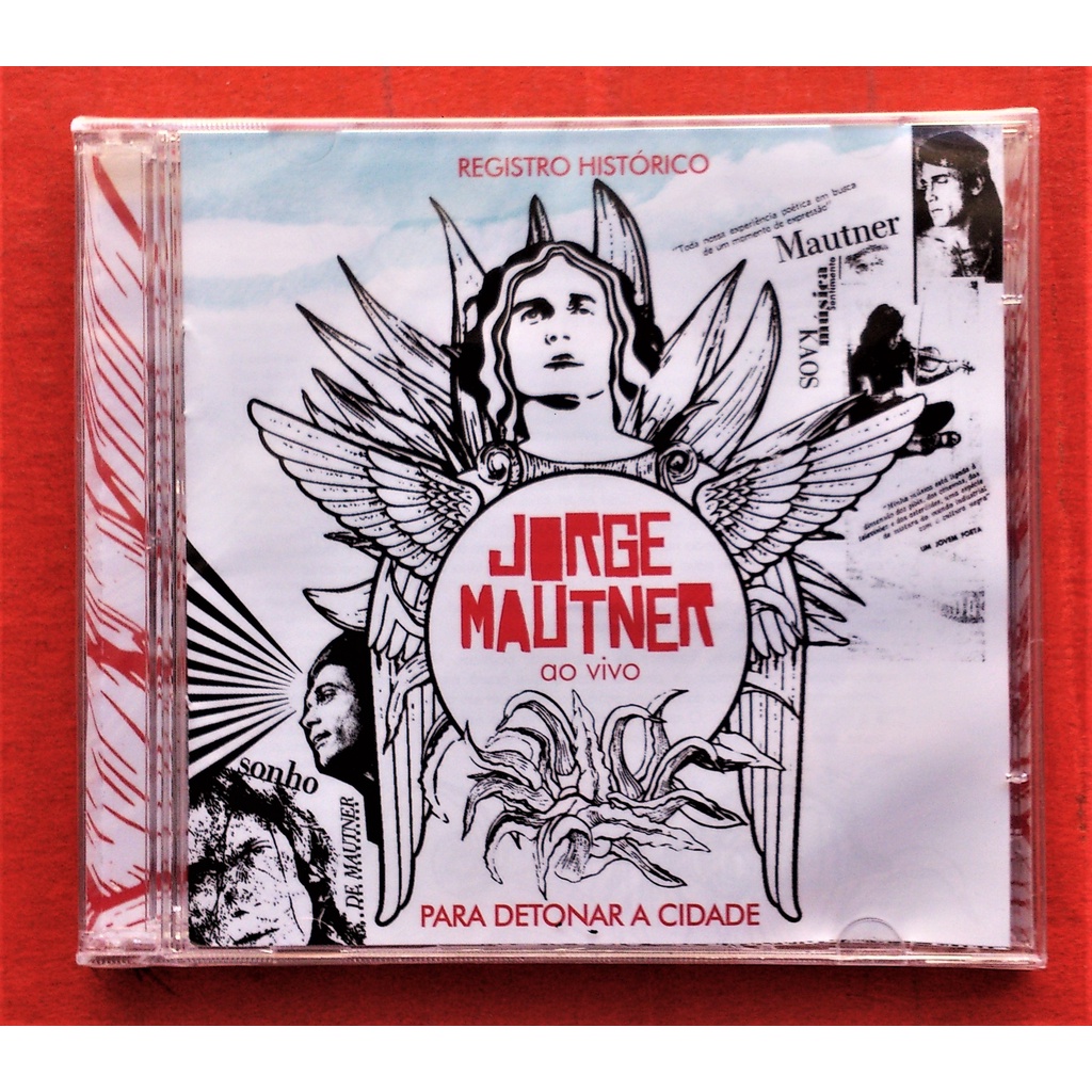 Cd Jorge Mautner - Ao Vivo - Para Detonar a Cidade - Duplo Novo Lacrado