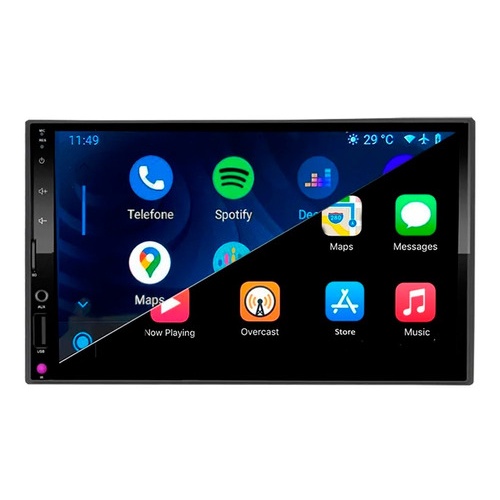 multimidia similar aikon mp10 CARPLAY ANDROID AUTO PROMOÇÃO | Shopee Brasil