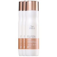 Kit 3 Shampoo Fusion 250ml - Wella Professionals