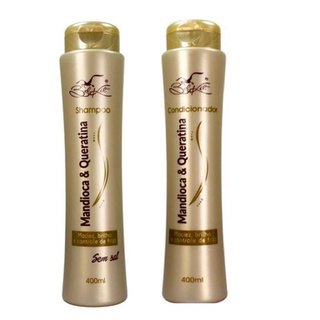 Kit Shampoo e Condicionador Mandioca e Queratina Belkit – 2 itens