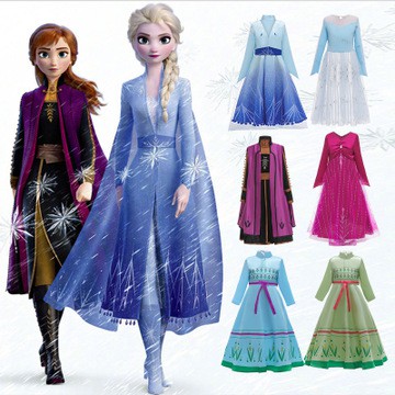 vestido da anna frozen 2