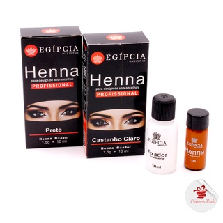 Henna Sobrancelhas Egípcia Alto Rendimento E Fixação Rena