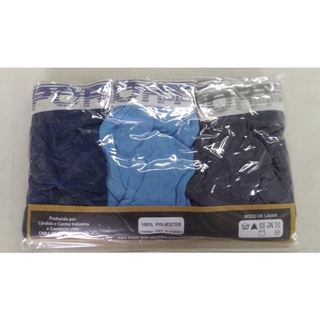 Kit 3 Cueca masculina 100% poliester P M G GG