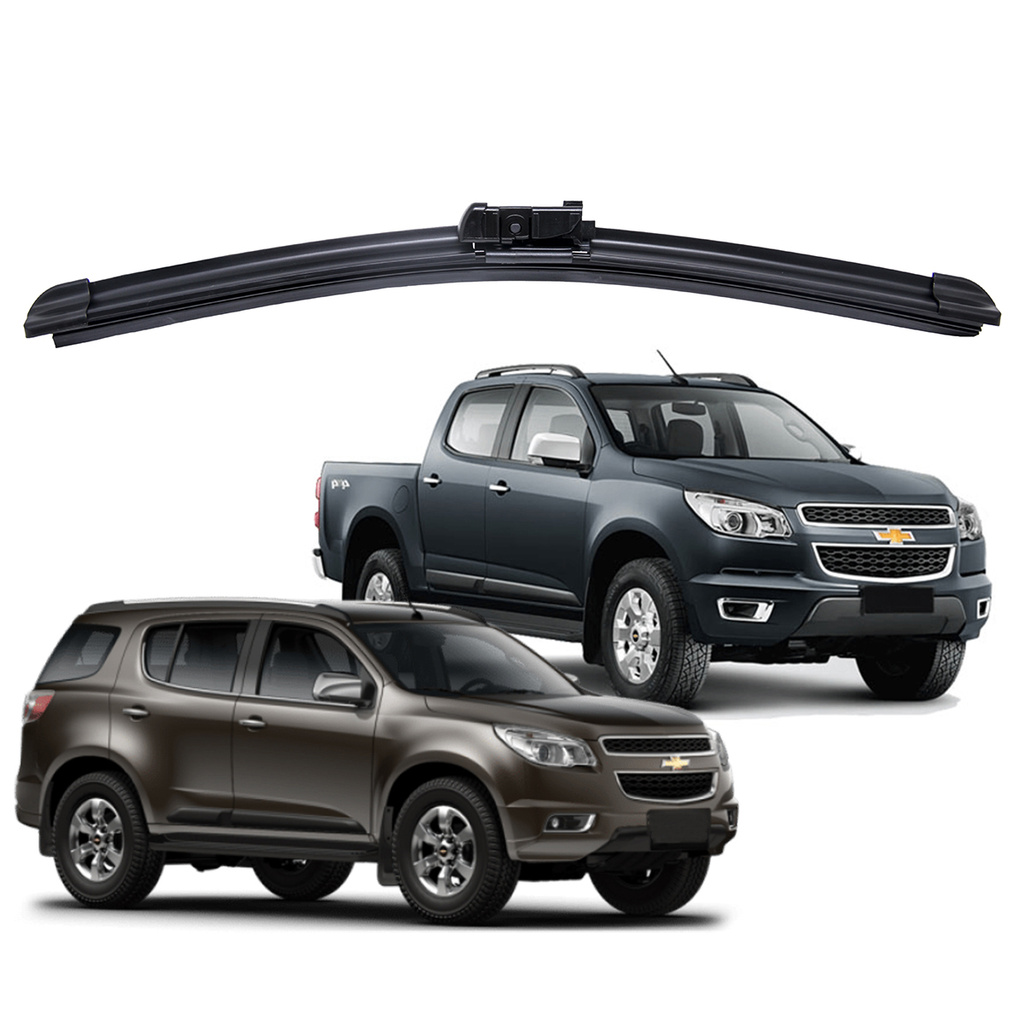 Par Palhetas Limpador De Parabrisa Dianteiro Para Carro  S10 E Trailblazer 2012 A 2018 em Oferta na Shopee