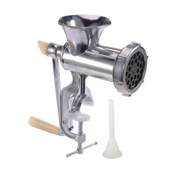 Moedor De Carnes Máquina Manual 5 Mm Aço.