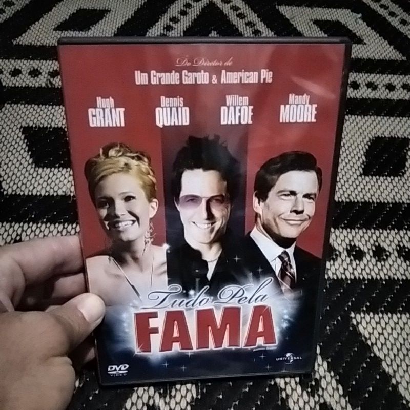 dvd tudo pela fama - Denis Quaid