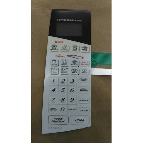 Membrana Teclado  Forno Microondas Panasonic Nng62 Bh
