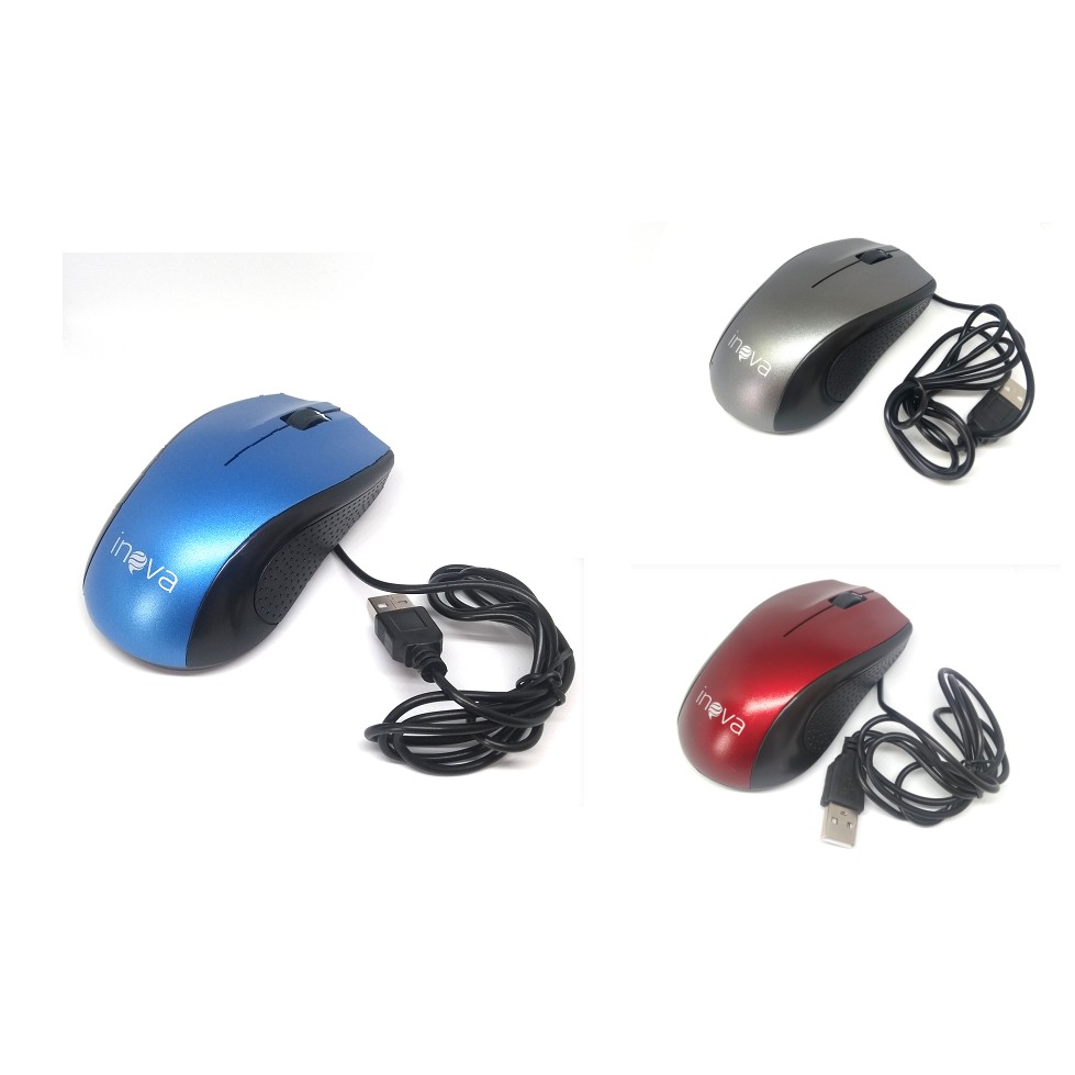 Mouse com Fio Usb Óptico Barato Ótima Qualidade Colorido Inova Para Notebook Computador Pc Laptop