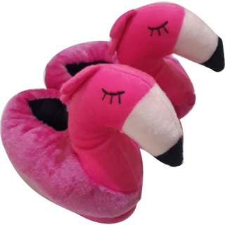 Pantufa do Flamingo pelúcia Adulto
