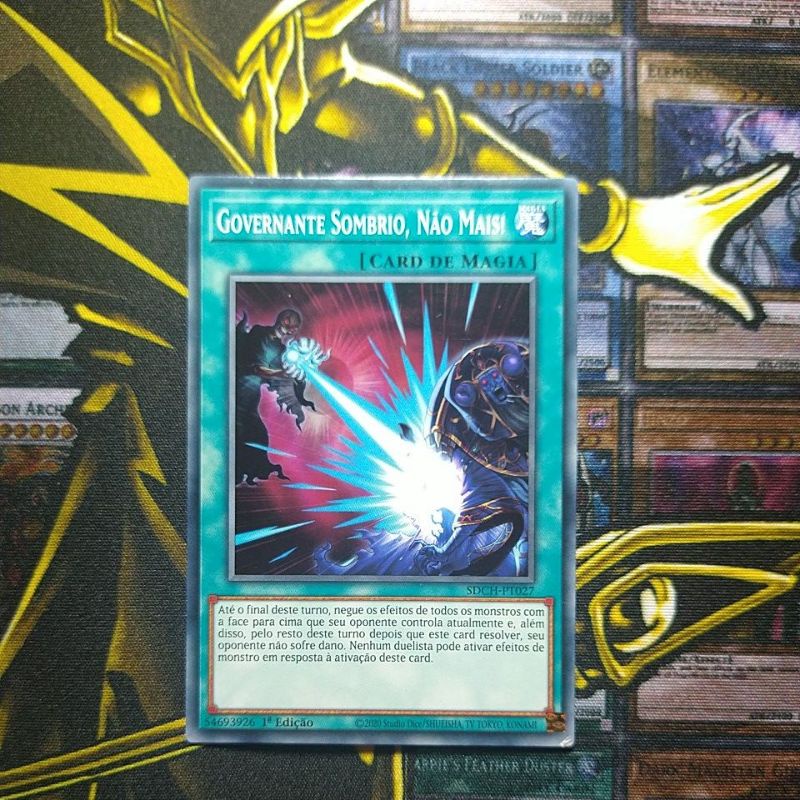 governante sombrio, não mais!(dark ruler no more) original em português Yugioh (Yugioh