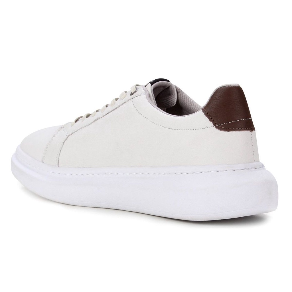 Tênis Walker 41 Off White Náutico - 100% couro