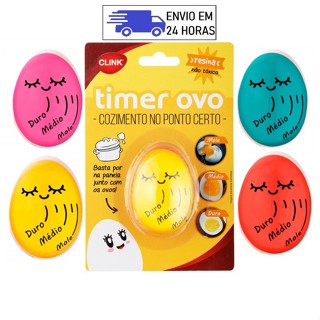Egg Timer Ovo Cozido Temporizador Gema Mole Media Dura Cozimento Facil em Oferta na Shopee