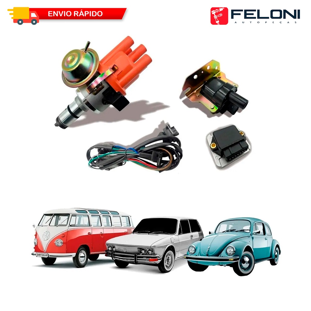Kit Ignicao Eletronica Fusca Brasilia Kombi Novo