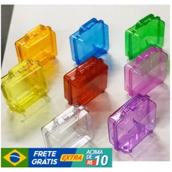 20 Maletas - maletinhas de acrílico 13x13