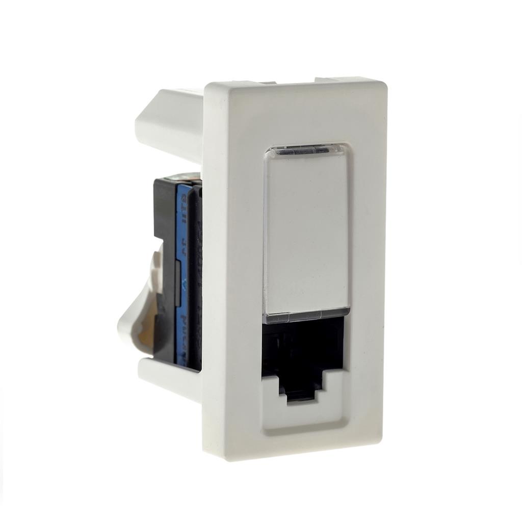 Wall Plate Ethernet Piastra Frontale Rete RJ45 Cat5e Singola - Modulo Patch LAN Completo, Per Installazione A Muro | Garanzia 1 Anno Piastra Rete RJ45 - Foto 6