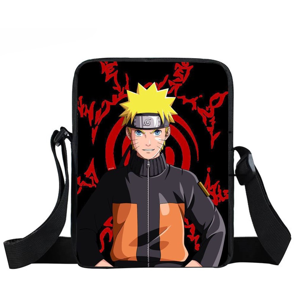 Lancheira Escolar Naruto Selo Da Raposa Bolsa Pequena