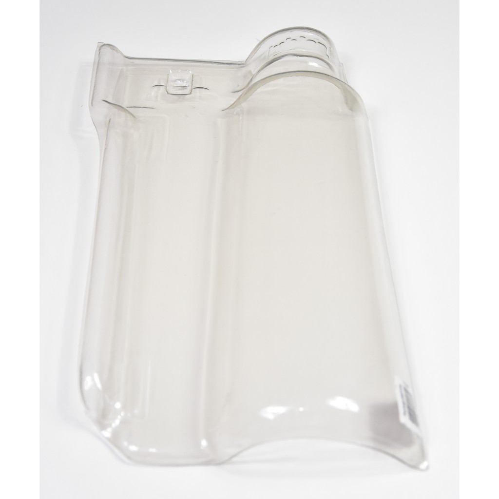 Caixa 10 Telhas Transparente Portuguesa 19 Termo -Formado medidas 38x21cm