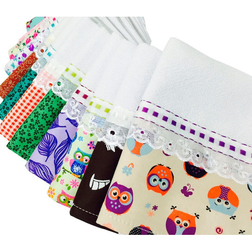 Pano De Prato Atacado Barrado Elite Kit Com 10 Peças em Oferta na Shopee