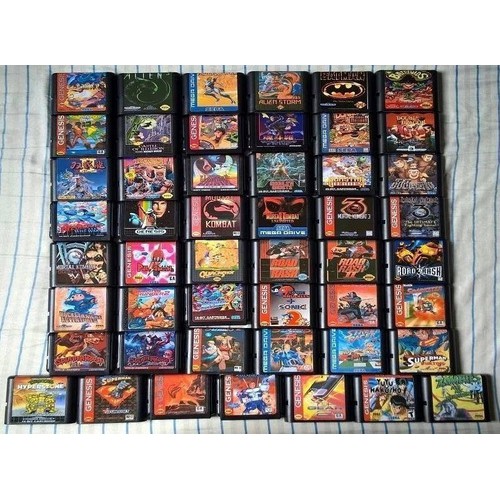 Cartuchos Jogos Mega Drive Genesis Tectoy Relação